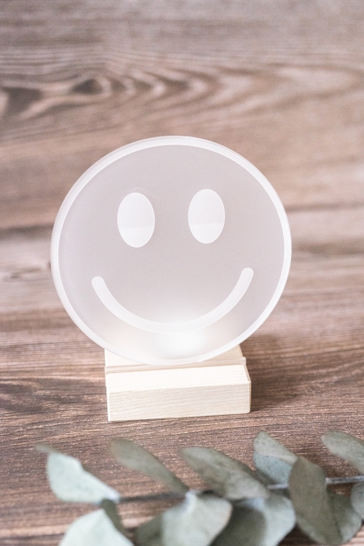 Teelichthalter Smiley / Kerzenhalter